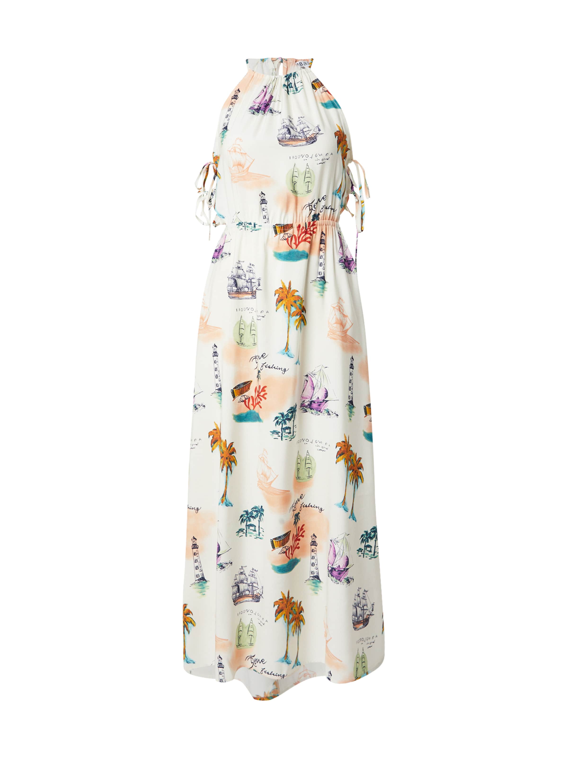 OBJECT Сарафан 'OBJDINAH' в Кремовый / Светло-зеленый / Лиловый / Оранжевый, Обзор товара