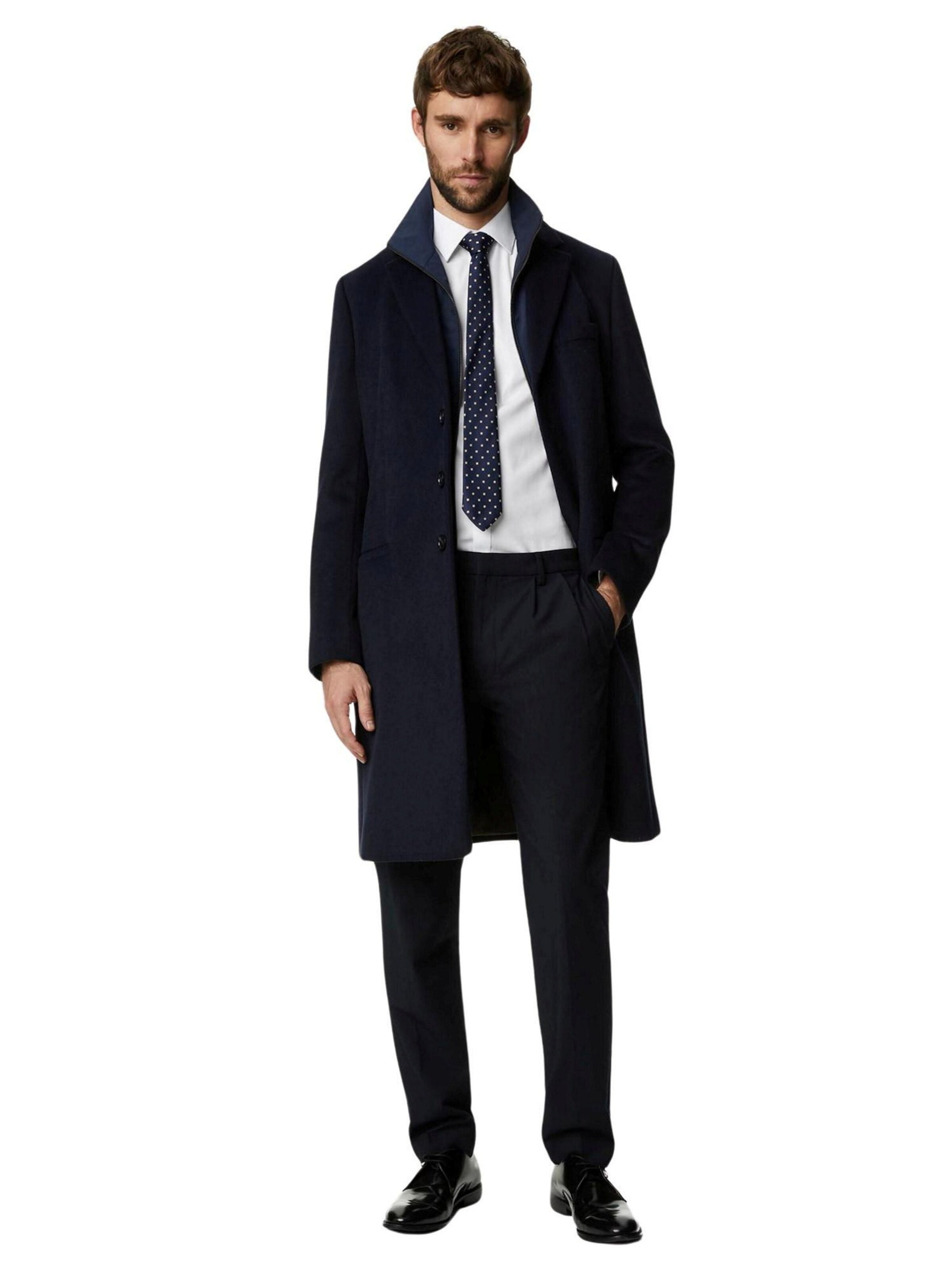 Slim fit Camicia di Marks & Spencer in bianco