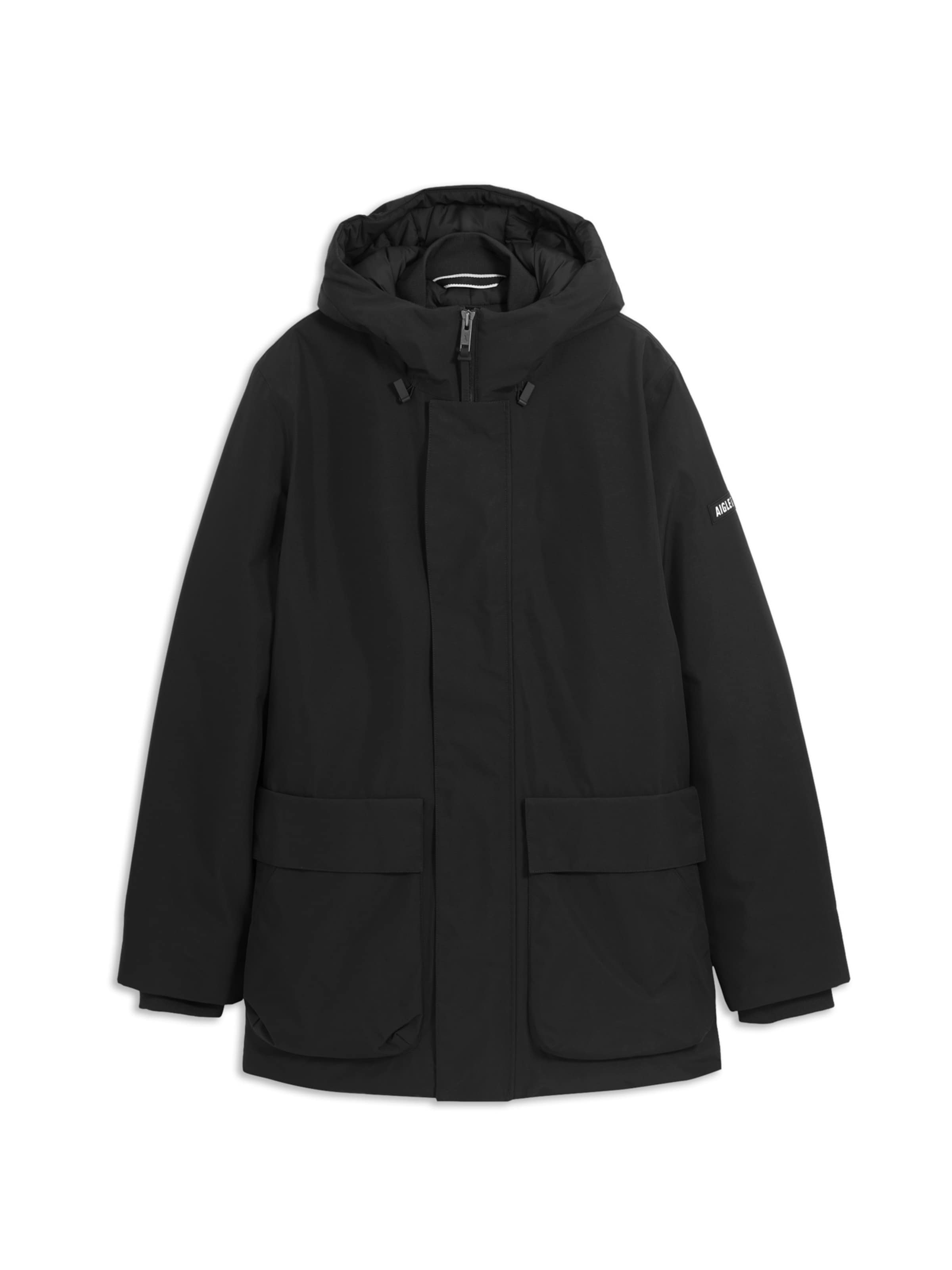 Parka de primăvară-toamnă 'Gore-Tex' de la AIGLE pe negru: față