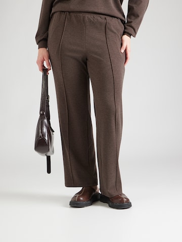 Wide Leg Pantalon 'CARGRETCHEN' ONLY Carmakoma en marron : devant