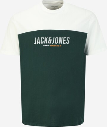 Jack & Jones Plus Shirt in Groen: voorkant