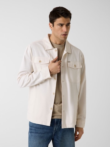 GUESS Regular Fit Hemd in Beige: Vorderseite