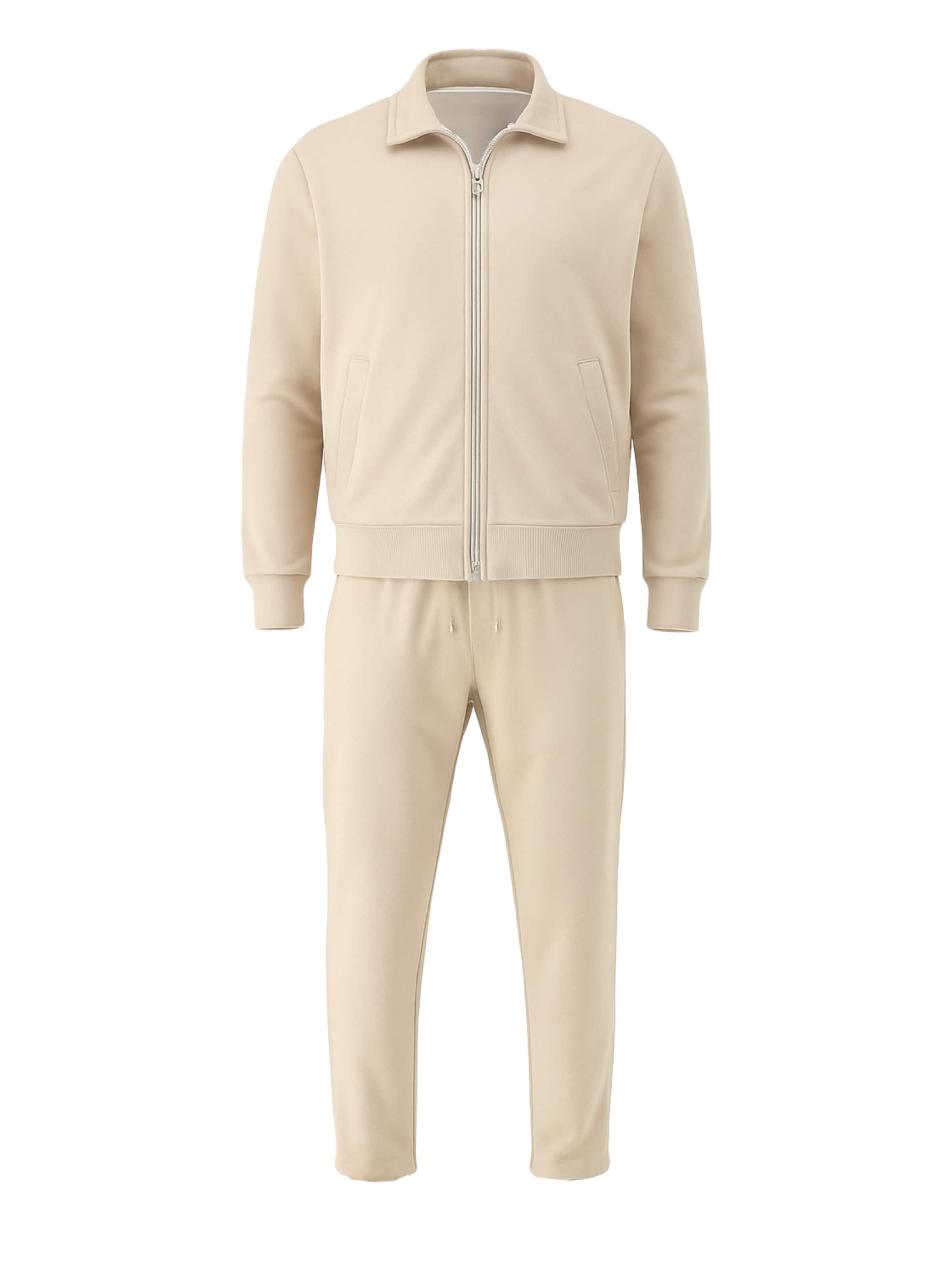 Survêtement C&City en beige : devant