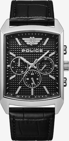 POLICE Analoog horloge 'SALEVE' in Zwart: voorkant