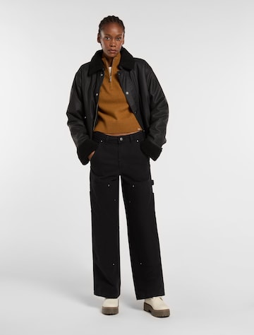 DICKIES Szeroka nogawka Spodnie w kolorze czarny