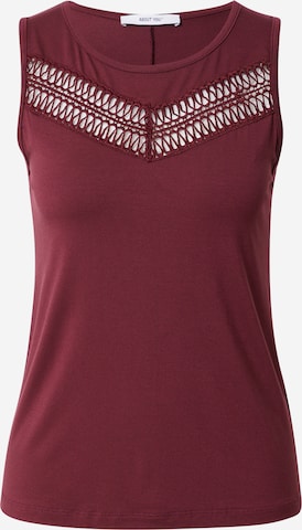 ABOUT YOU Top 'Claude' in Rood: voorkant