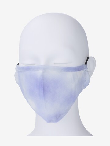 Six Mund-Nasen-Maske im Set in Blau: predná strana