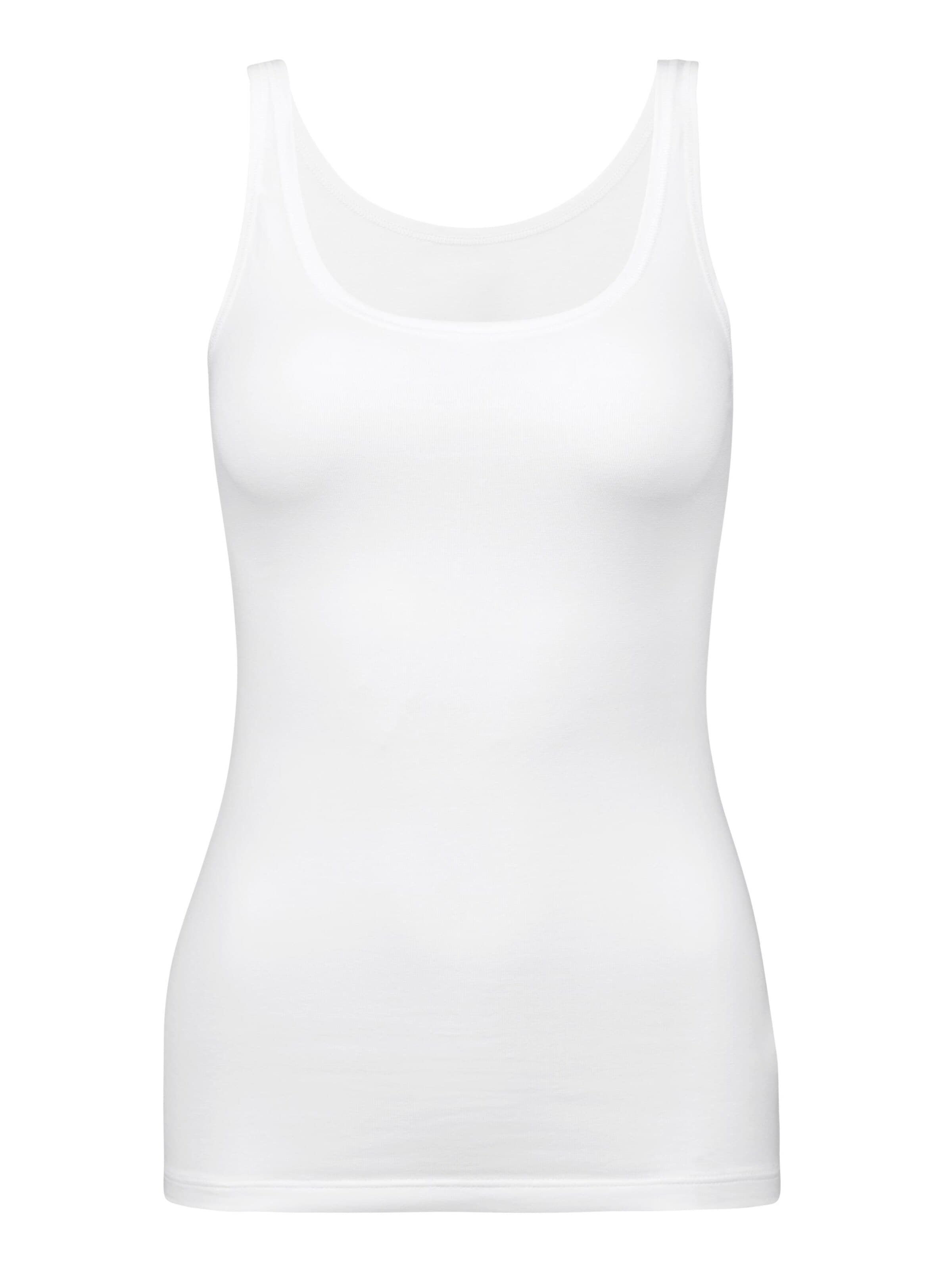 CALIDA Onderhemd 'Natural Comfort' in Wit: voorkant