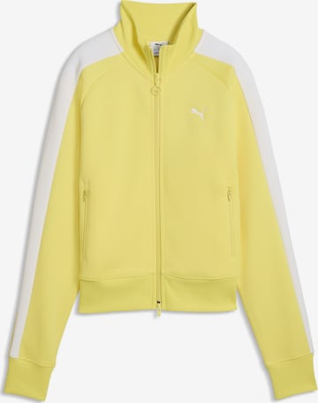 Veste de sport 'T7 ALWAYS ON' PUMA en jaune : devant