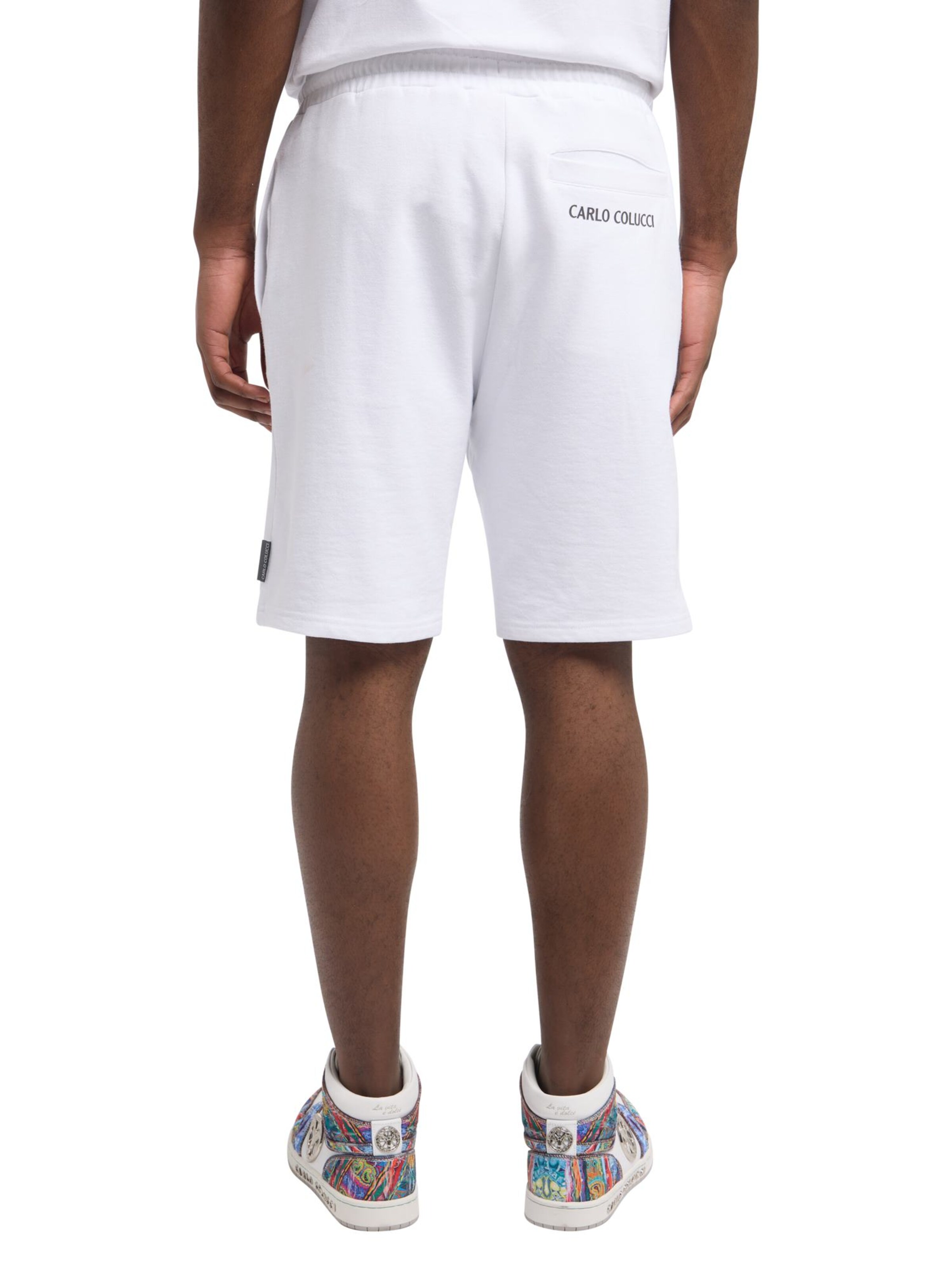 Carlo Colucci Regular Broek in Wit