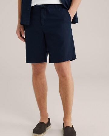 WE Fashion - Loosefit Pantalón en azul: frente