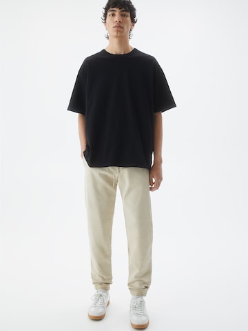 Pull&Bear Tapered Nadrág - szürke