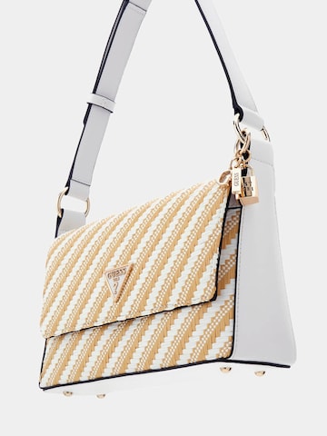 GUESS Schultertasche 'Simona' in Beige