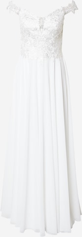 mascara Večerné šaty - biela: predná strana