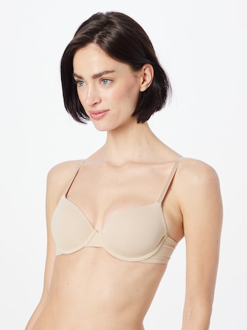 Lindex Push-up Bra 'Lilja Theresia' in Beige: front