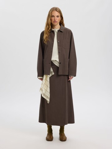 Camicia da donna di SELECTED in marrone