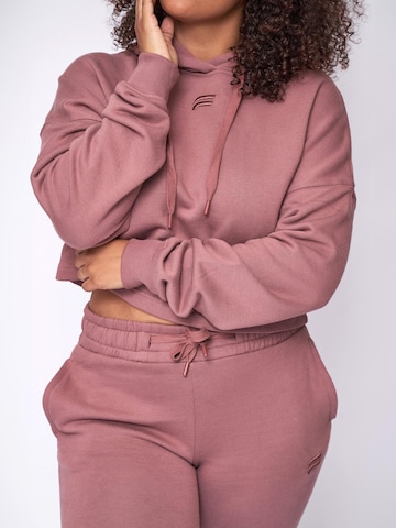 Fortex Fitness - Sudadera 'Essential Cropped Hoodie' en rosa