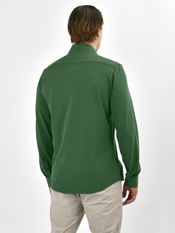 Vercate Slim fit Koszula biznesowa 'No. 19' w kolorze zielony