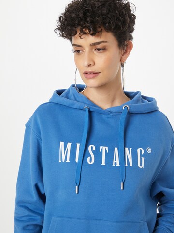 MUSTANG Sweatshirt 'Bianca' in Blue