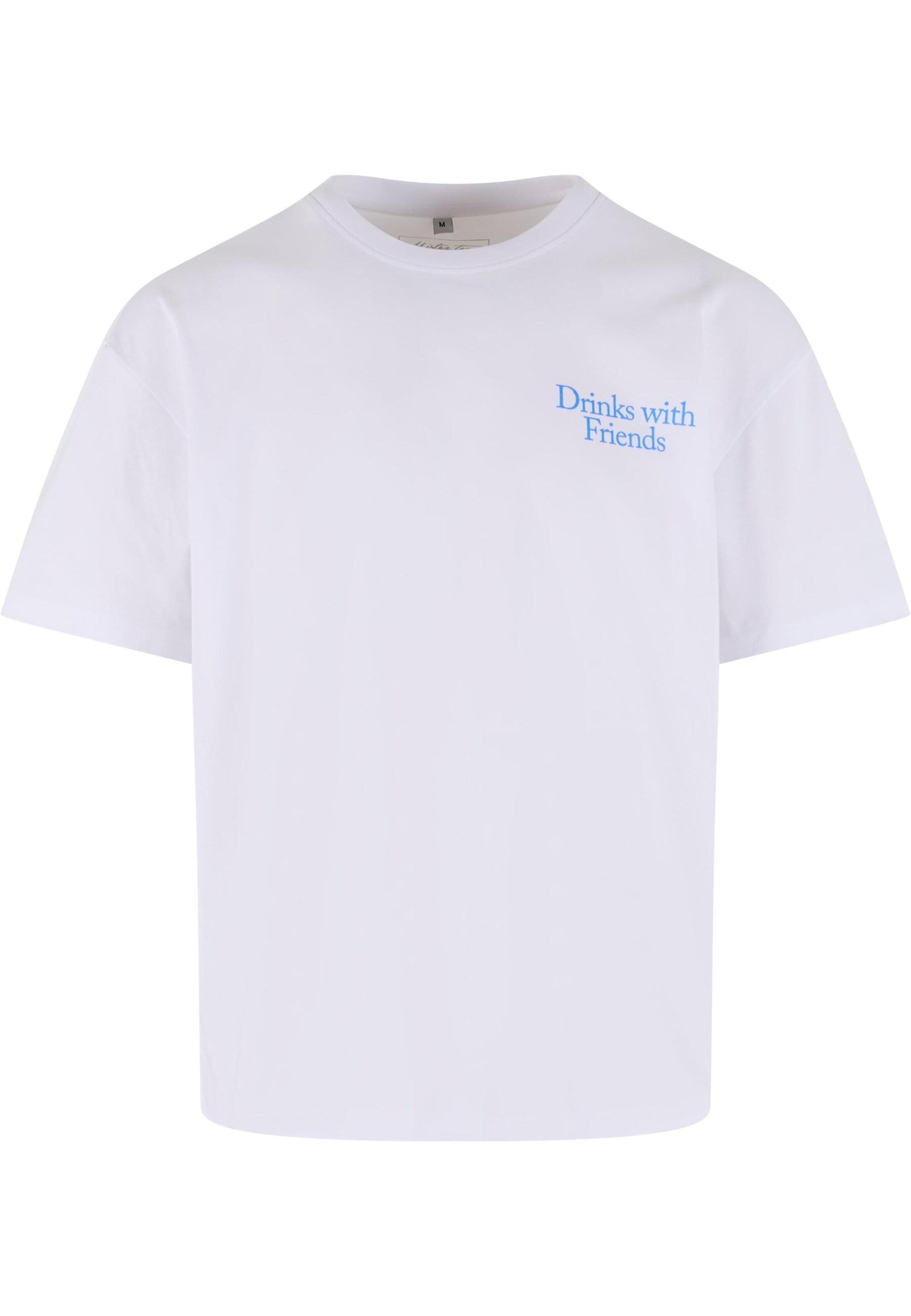 Mister Tee Shirt 'Choose Your Drink' in White: front