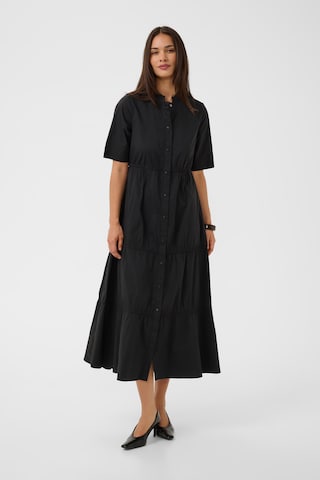 CULTURE - Vestidos camiseiros 'CUBreathe Antoinett' em preto: frente