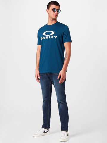 OAKLEY Regular Fit Funktionsshirt 'O BARK' in Blau