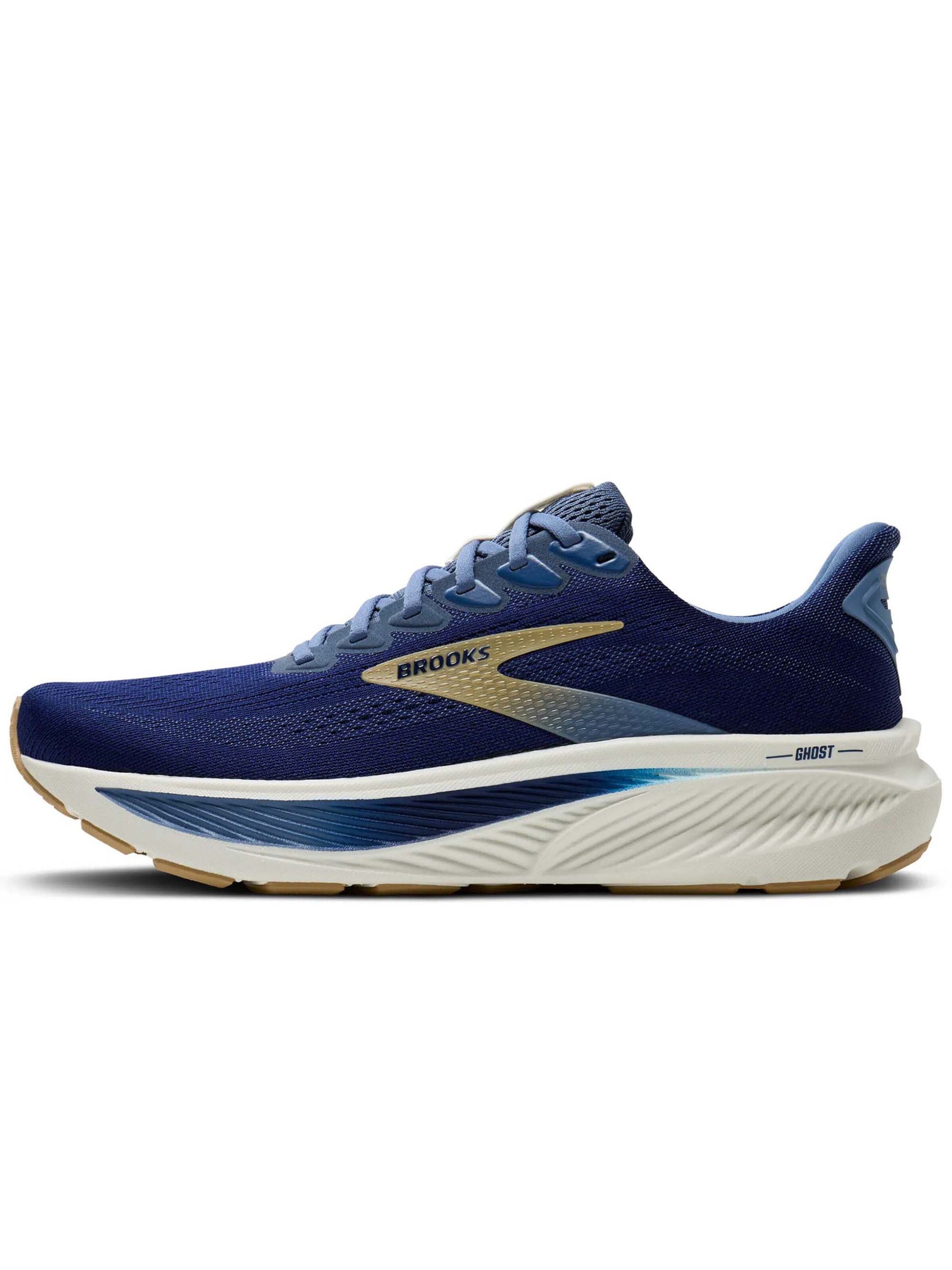 Chaussure de course 'Ghost 17' BROOKS en bleu : devant