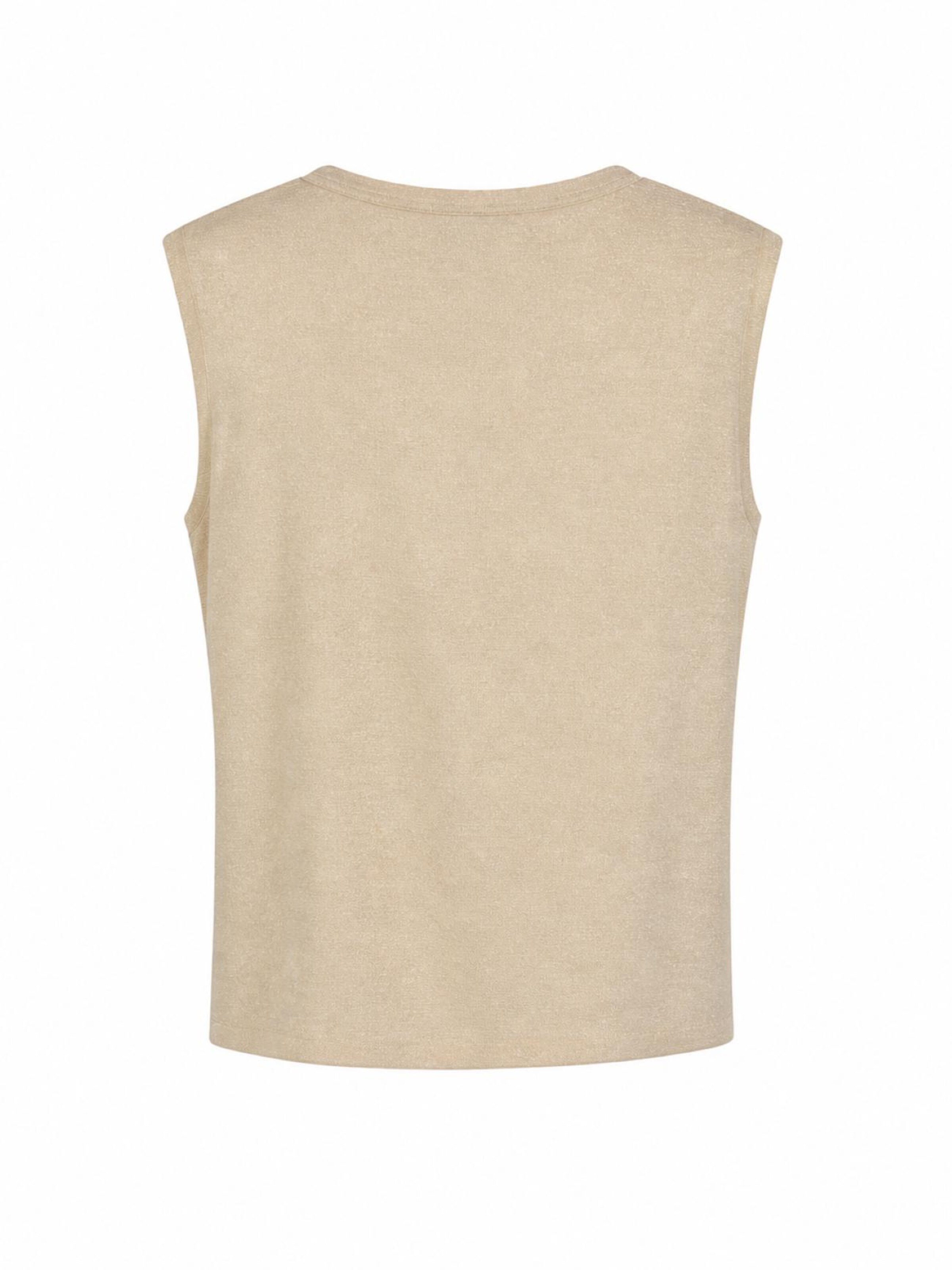 Lady Day Top 'Lady Day Vida top shell sand' in Beige