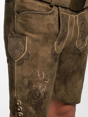 SPIETH & WENSKY Regular Traditional pants 'FCB - Enor' in Brown