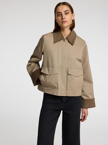 Veste mi-saison SELECTED en marron