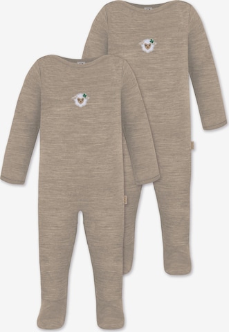 normani Strampler in Beige: Vorderseite