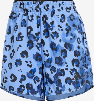 ADIDAS PERFORMANCE Sportbroek in Blauw: voorkant