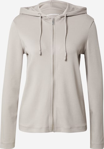 ARMEDANGELS Zip-Up Hoodie 'Raiza' in Grey: front