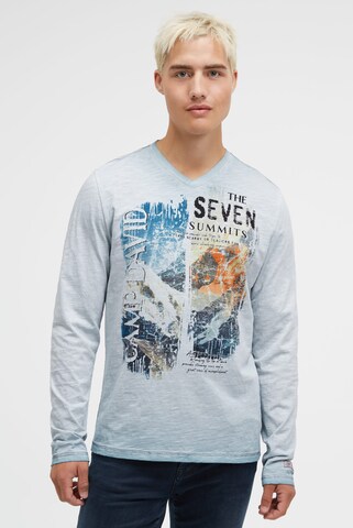 CAMP DAVID Shirt in Blue: front