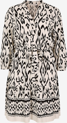 Robe 'Ikat' Apricot en beige : devant