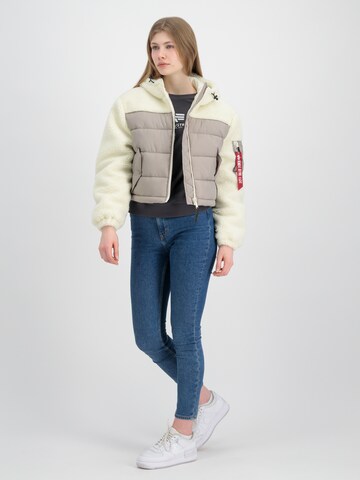 ALPHA INDUSTRIES Zimní bunda – béžová