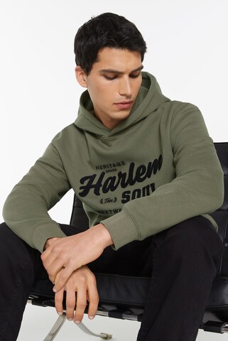 Harlem Soul Sweatshirt 'MON TEL' in Green