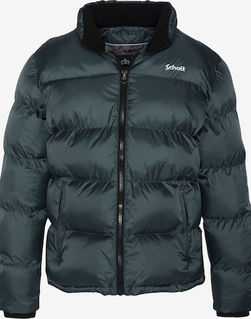 Schott NYC Between-season jacket 'Idaho' in Green: front