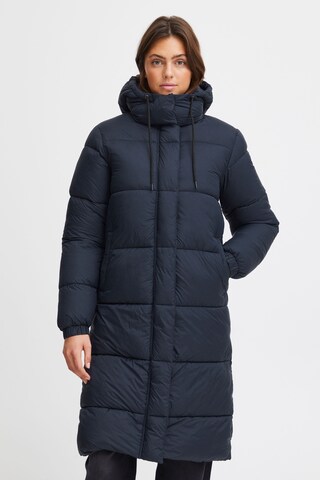 Oxmo Winter Coat 'Tammy' in Blue: front