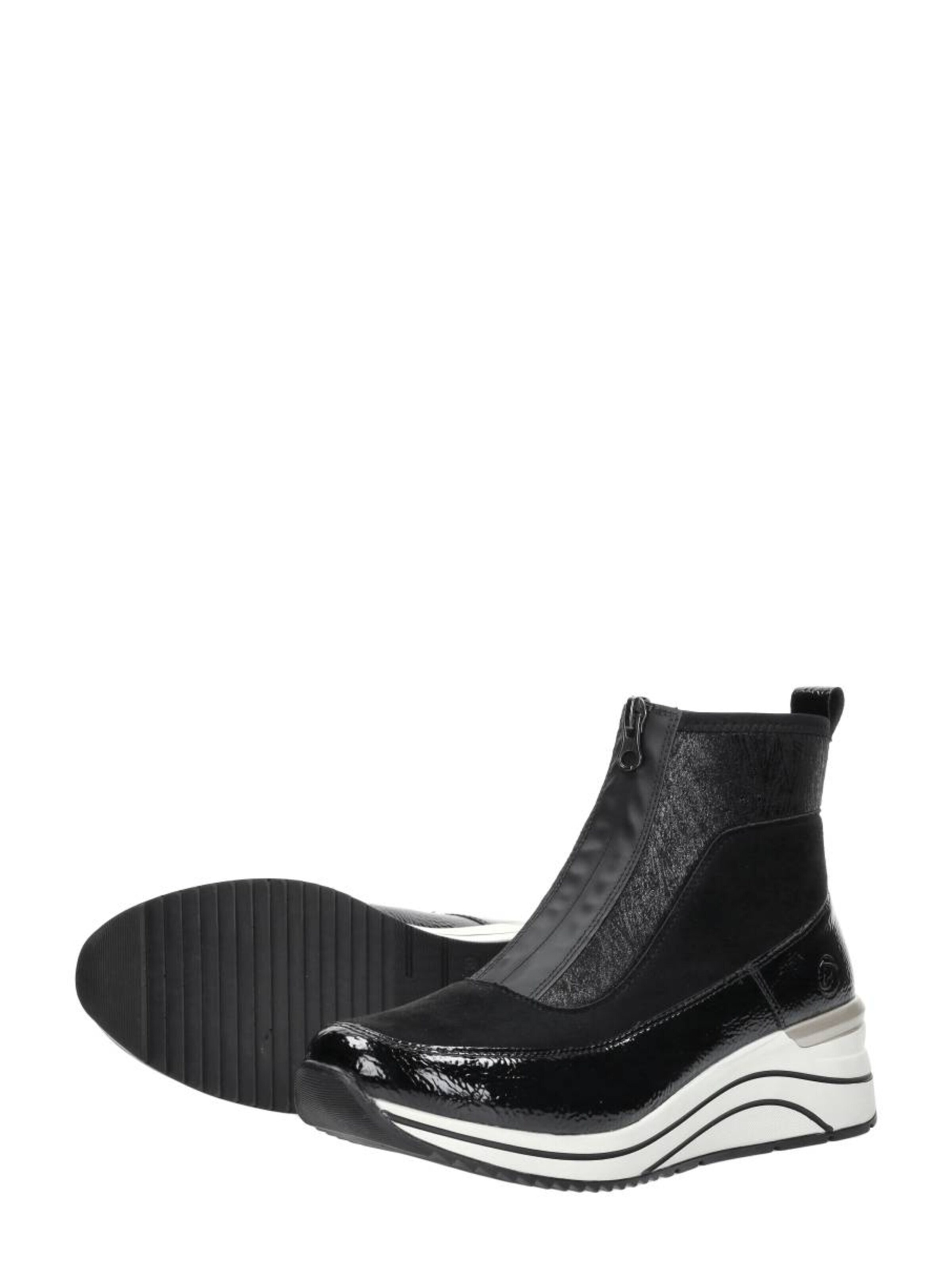 Boots 'Enkellaarsjes Plat' REMONTE en noir