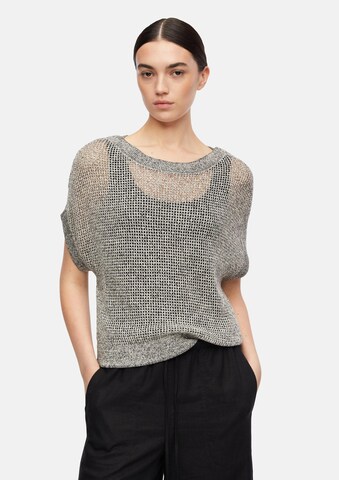 Pull-over COMMA en gris : devant