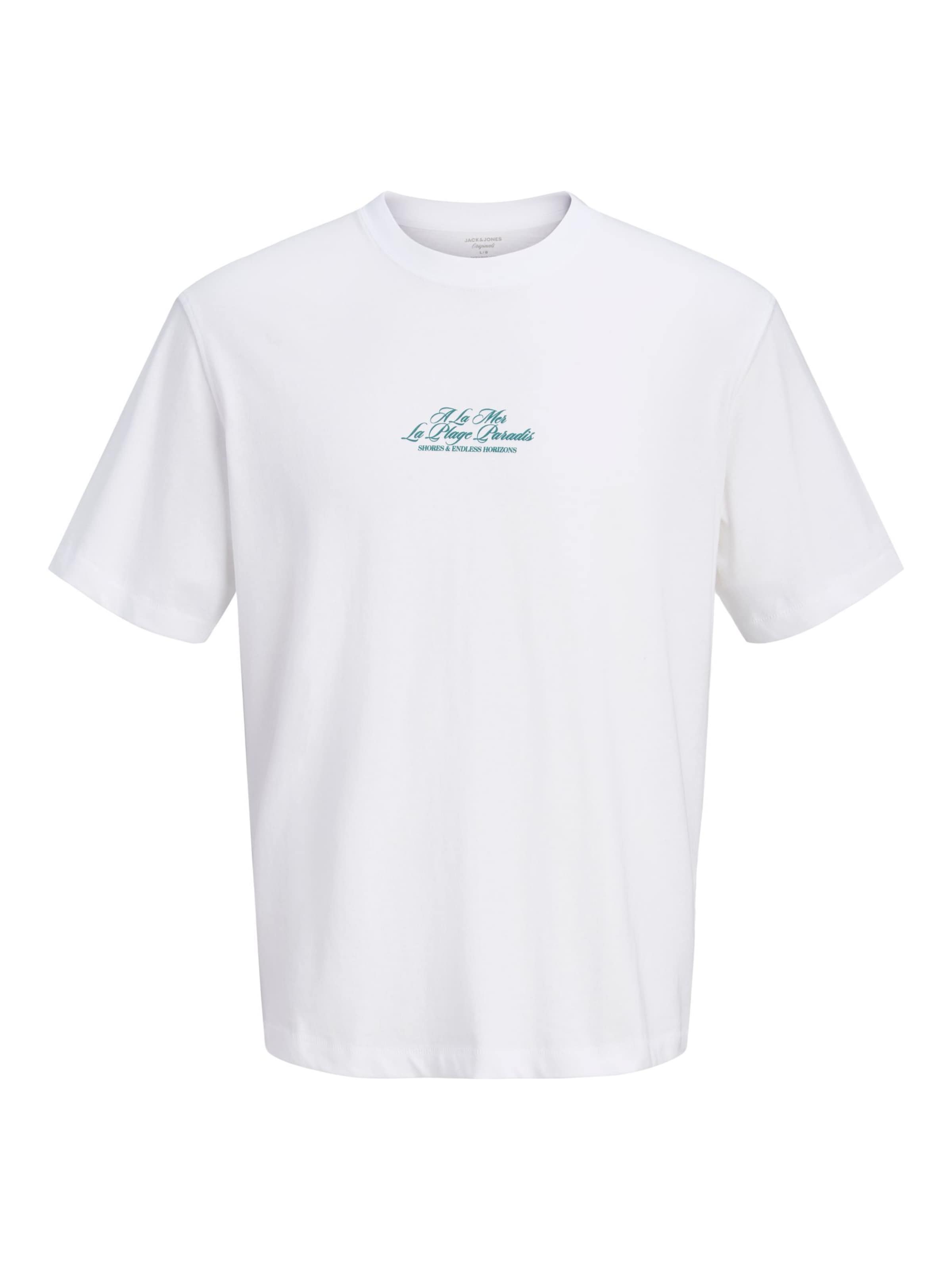 T-Shirt Jack & Jones Junior en blanc : devant
