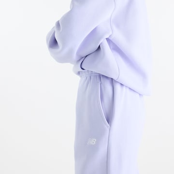 new balance - Tapered Calças 'Sport Essentials Fleece Jogger' em roxo
