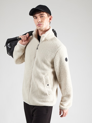 ICEPEAK Athletic fleece jacket 'PUEBLO' in Beige: front
