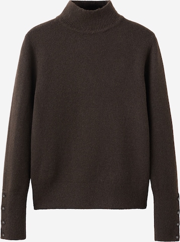 MANGO Sweater 'SIMONE' in Brown: front