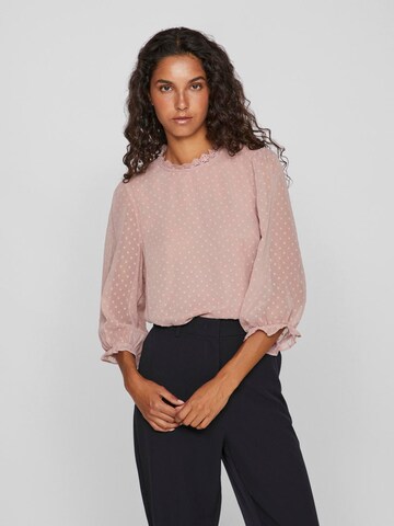 VILA Blouse 'VIDOBBA' in Roze