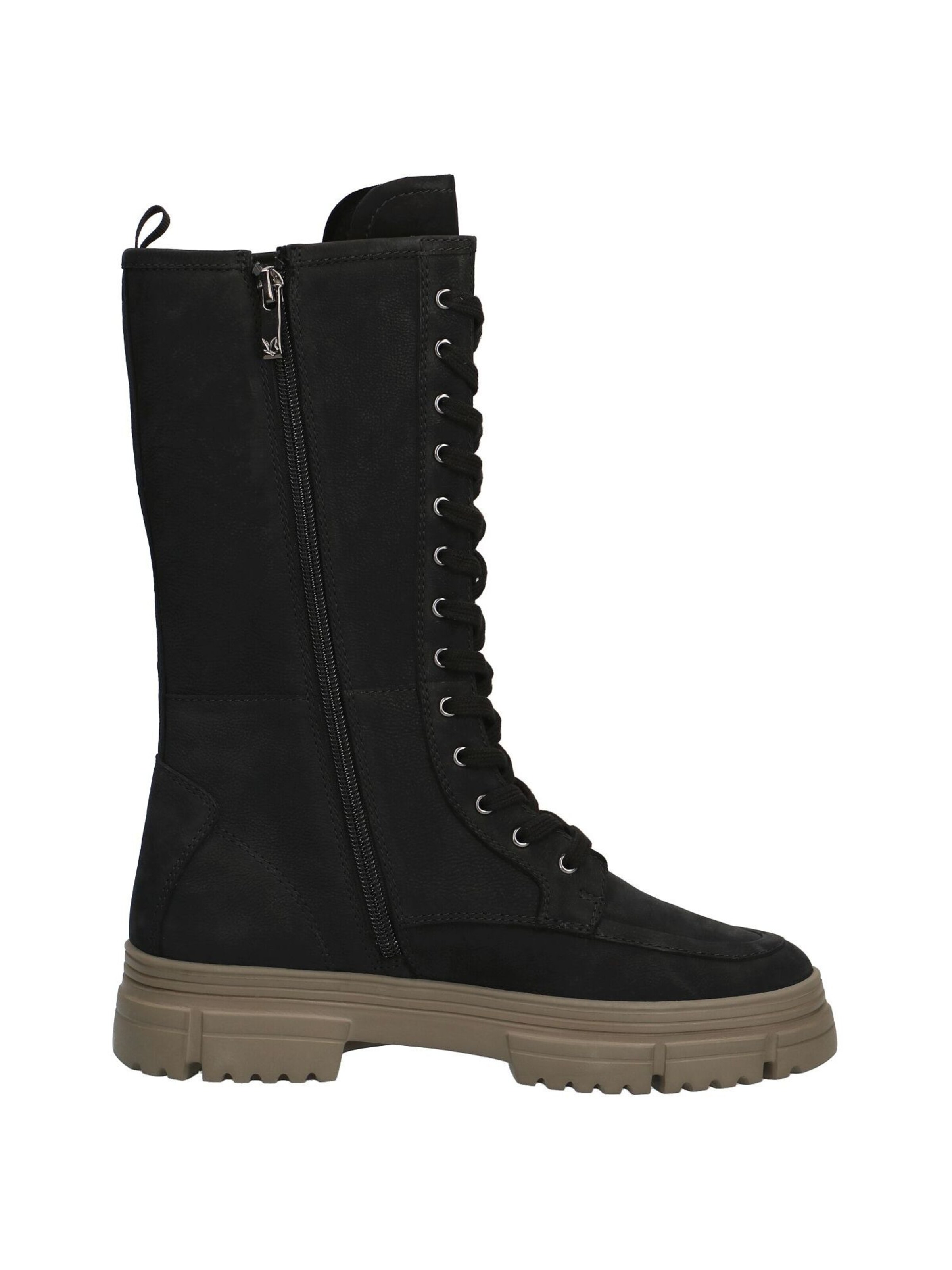 CAPRICE - Bota com atacadores em preto