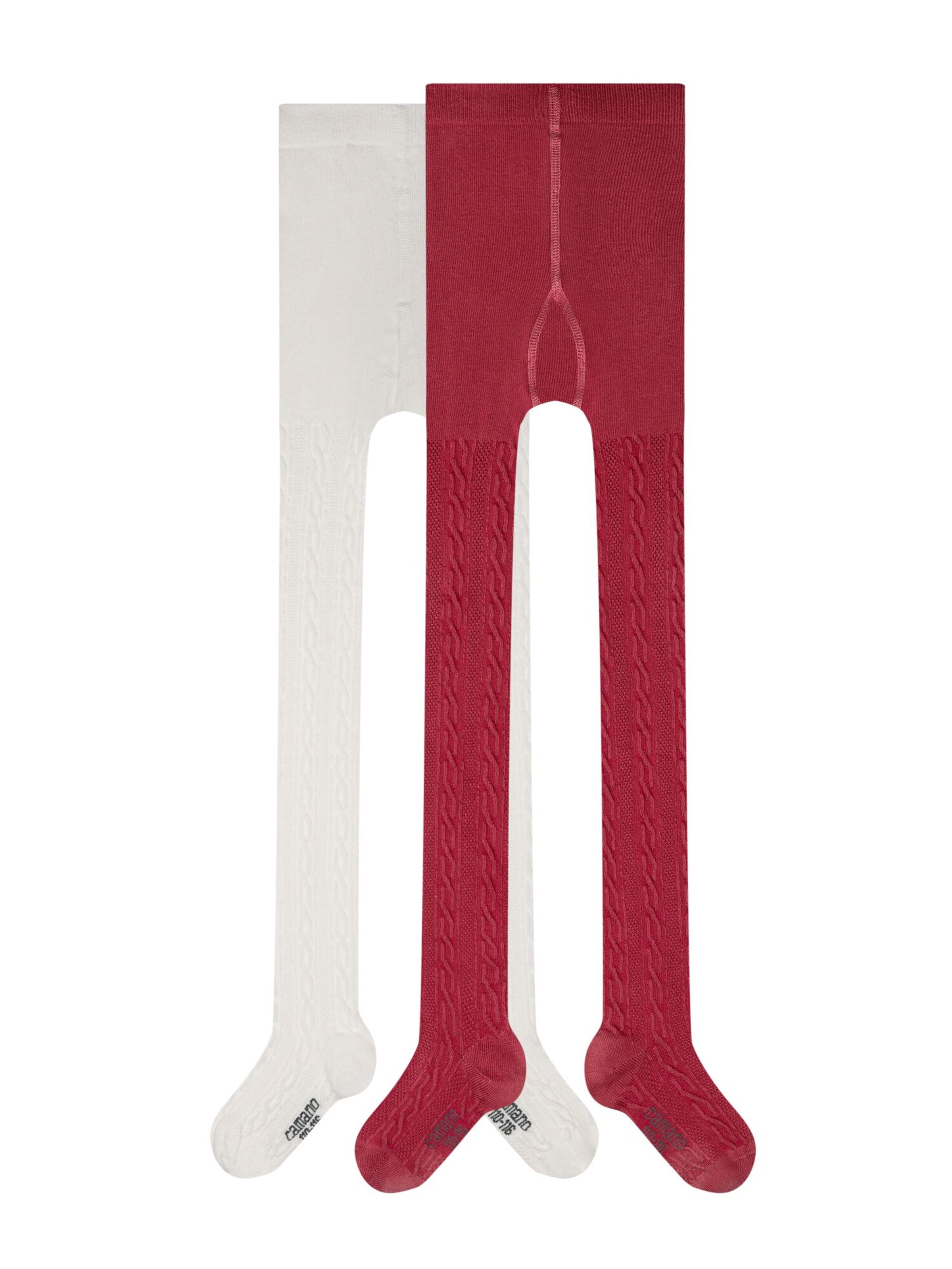 camano Tights in Red: front