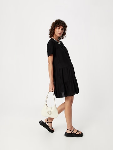 VERO MODA Shirt dress 'Bumpy' in Black