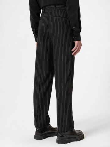 regular Pantaloni con pieghe 'Eurico' di Antioch in nero